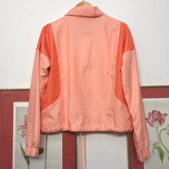 NWT M Adidas Coach Trefoil Track Jacket Pink White - Picture 2 of 3